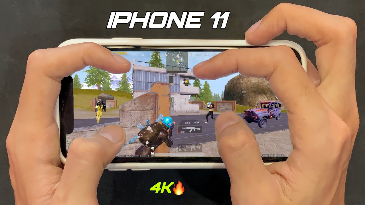 IPHONE 11 HANDCAM 🔥/ HDR+Extreme Mix Graphics Pubg Test 😍/ IOS 18.5 Livik Gameplay!