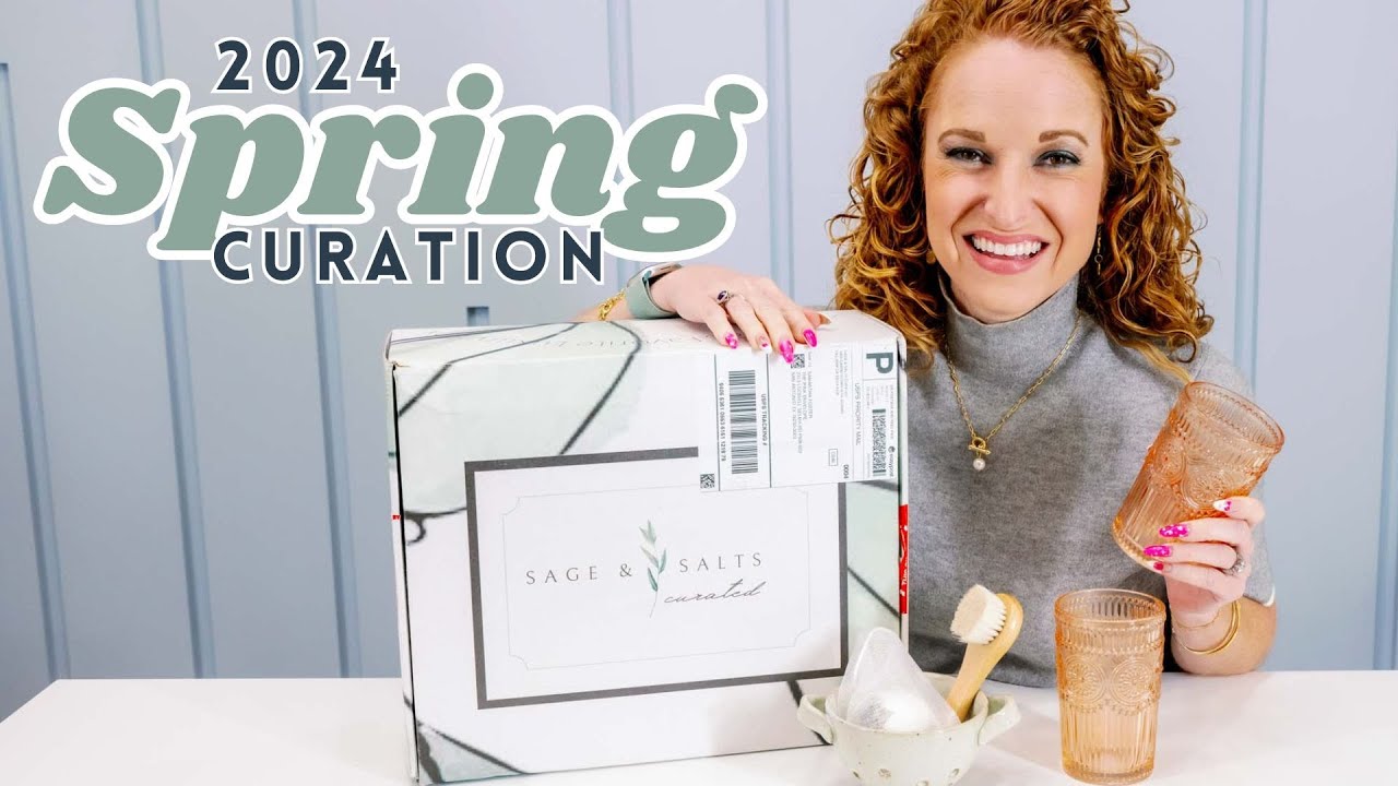 Sage and Salts Curated Spring 2024 | Lifestyle x Self Care Subscription Box for Women