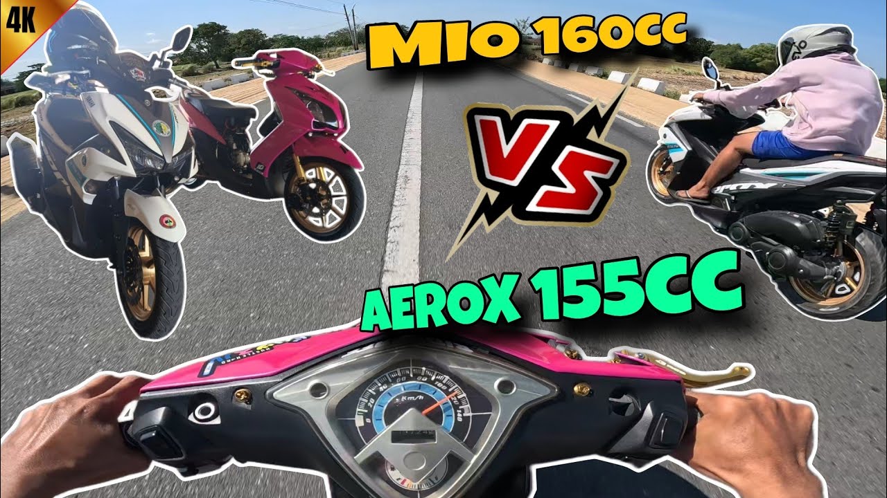 Mio 160cc Straight SUN CVT JVT Pipe VS Aerox 155 Straight RS8 CVT +10 METERS pa sa Aerox INIWAN LANG