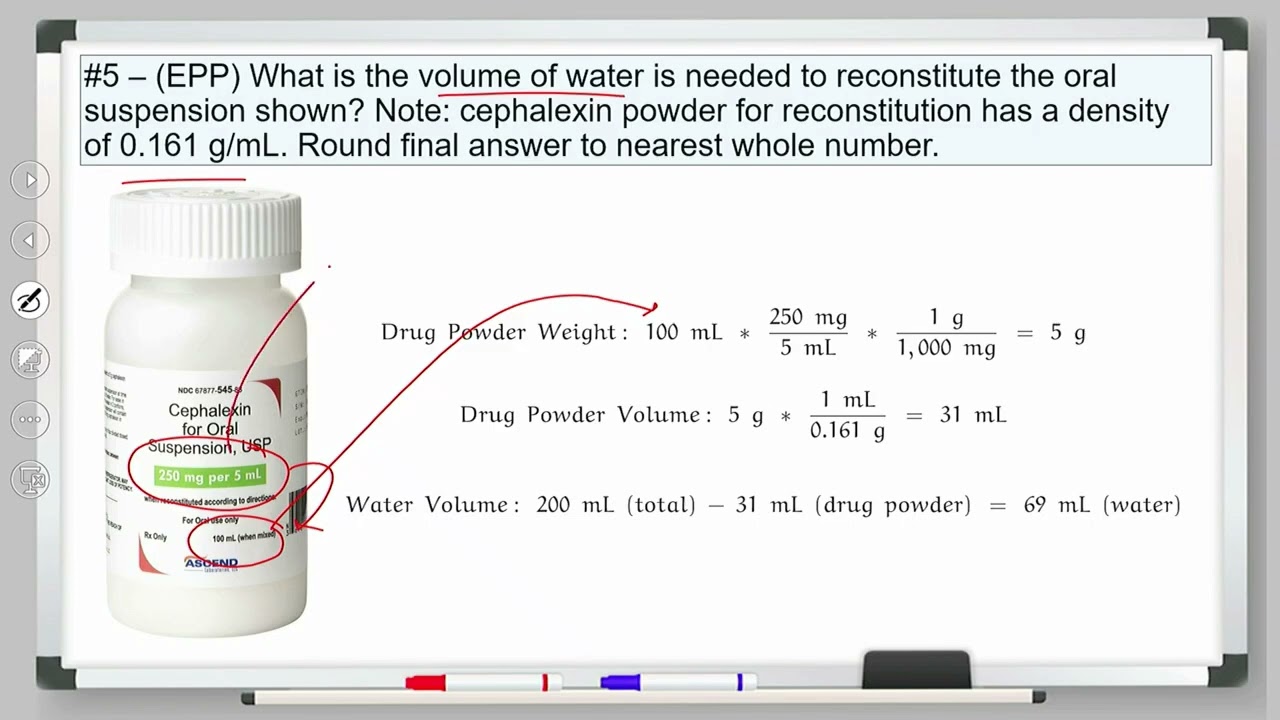 Pharmacy Calculations using Density and Specific Gravity
