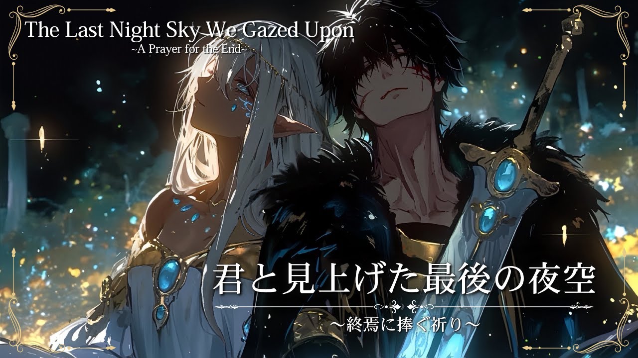 【作業用BGM】君と見上げた最後の夜空〜終焉に捧ぐ祈り〜【異世界ファンタジー音楽】