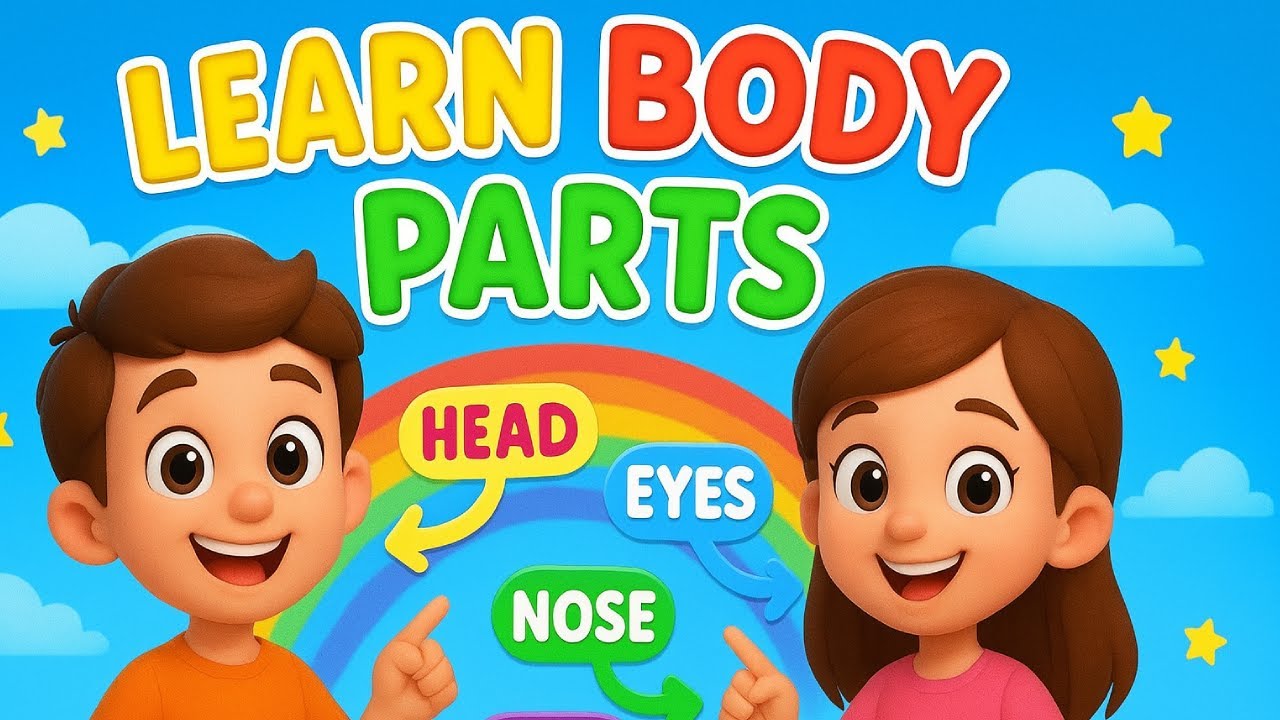 Head, Shoulders, Knees & Toes | Kids 3D Learning Animation