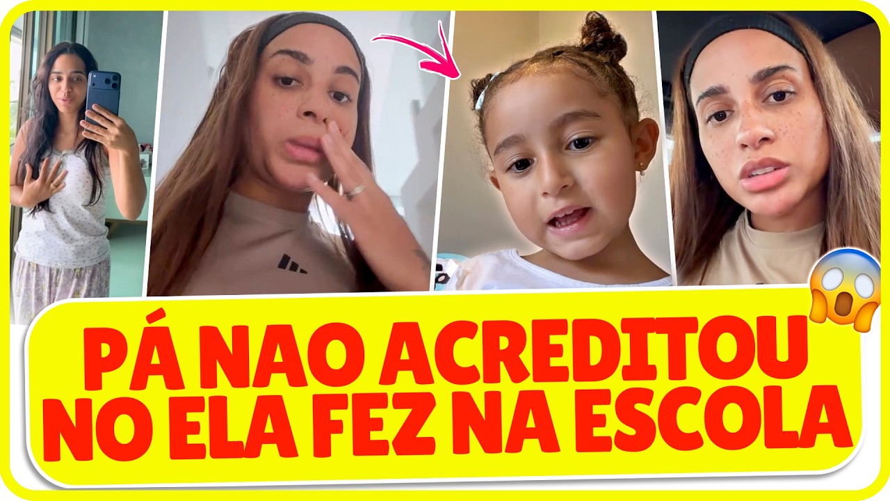 PALOMA FOI LEVAR MELANIE NO ESCOLA E FICOU IMPRESSIONADA COM O QUE ACONTECEU😱🫢 #mirellasantos