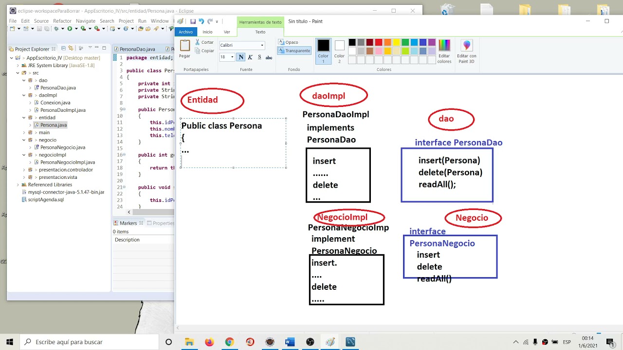 JAVA - Concepto Programación en tres capas-  Parte 2