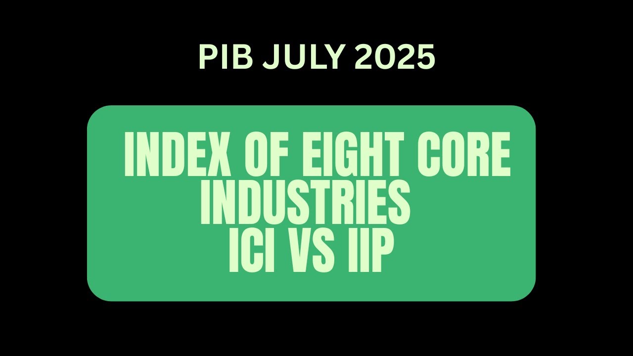 Index of Eight Core Industries | UPSC Prelims + Mains Explained