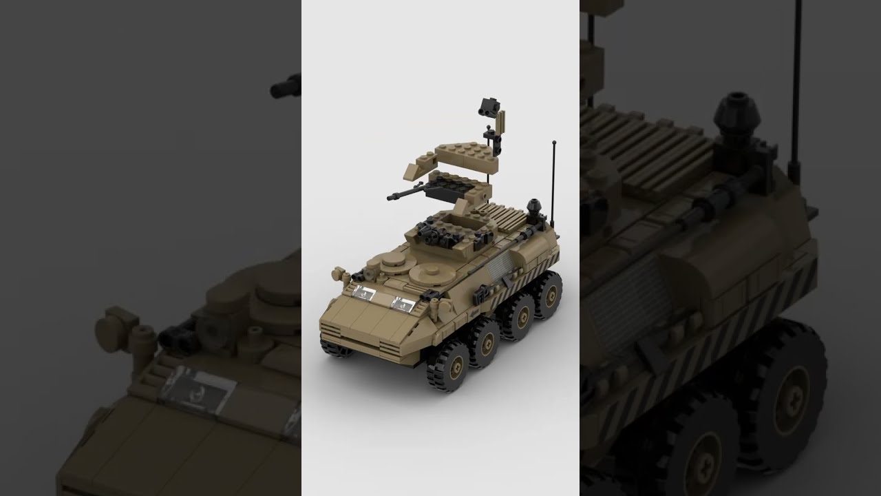 LEGO MOC: Armored Personnel Carrier Vehicle 
