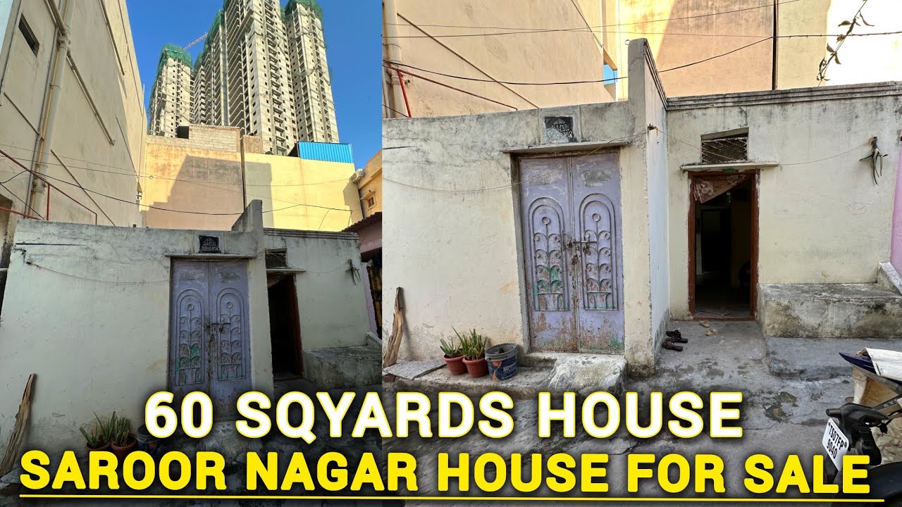 SAROOR NAGAR HOUSE 60 SQYARDS HOUSE FOR SALE  SHANKAR NAGAR HOUSE LOW BUDGET 