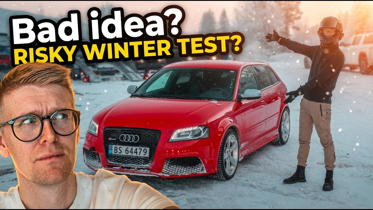 Дрифт на моем AUDI RS3 Quattro мощностью 400 л.с. на замерзшем озере!