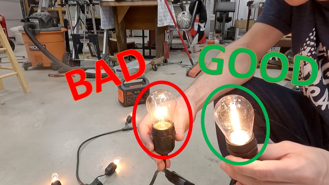 Harbor Freight String Light LED Upgrade Wattage