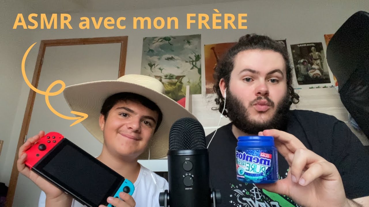 MON FRÈRE TESTE L’ASMR !! 🤩