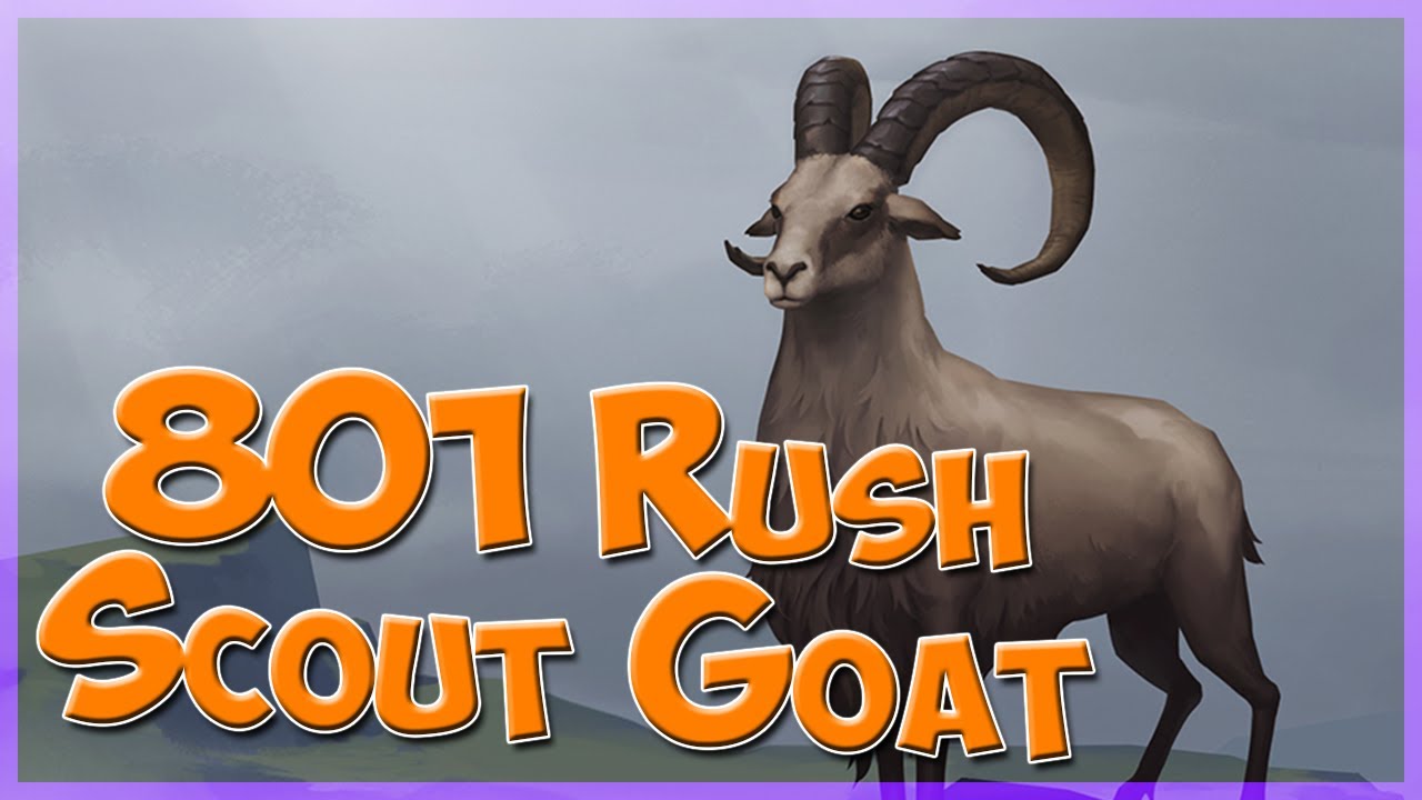801 Rush Scout Goat | Goat clan in 3v3 | Northgard