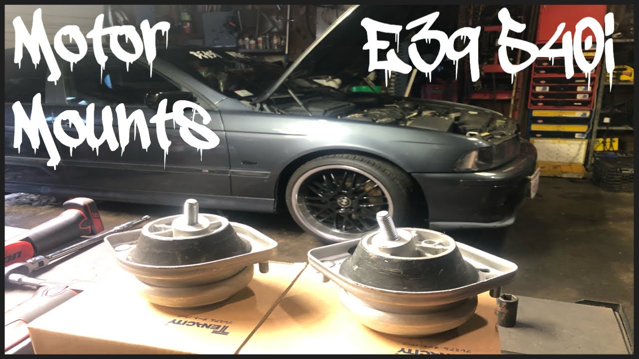 BMW E39 MOTOR MOUNTS INSTALL (540i)