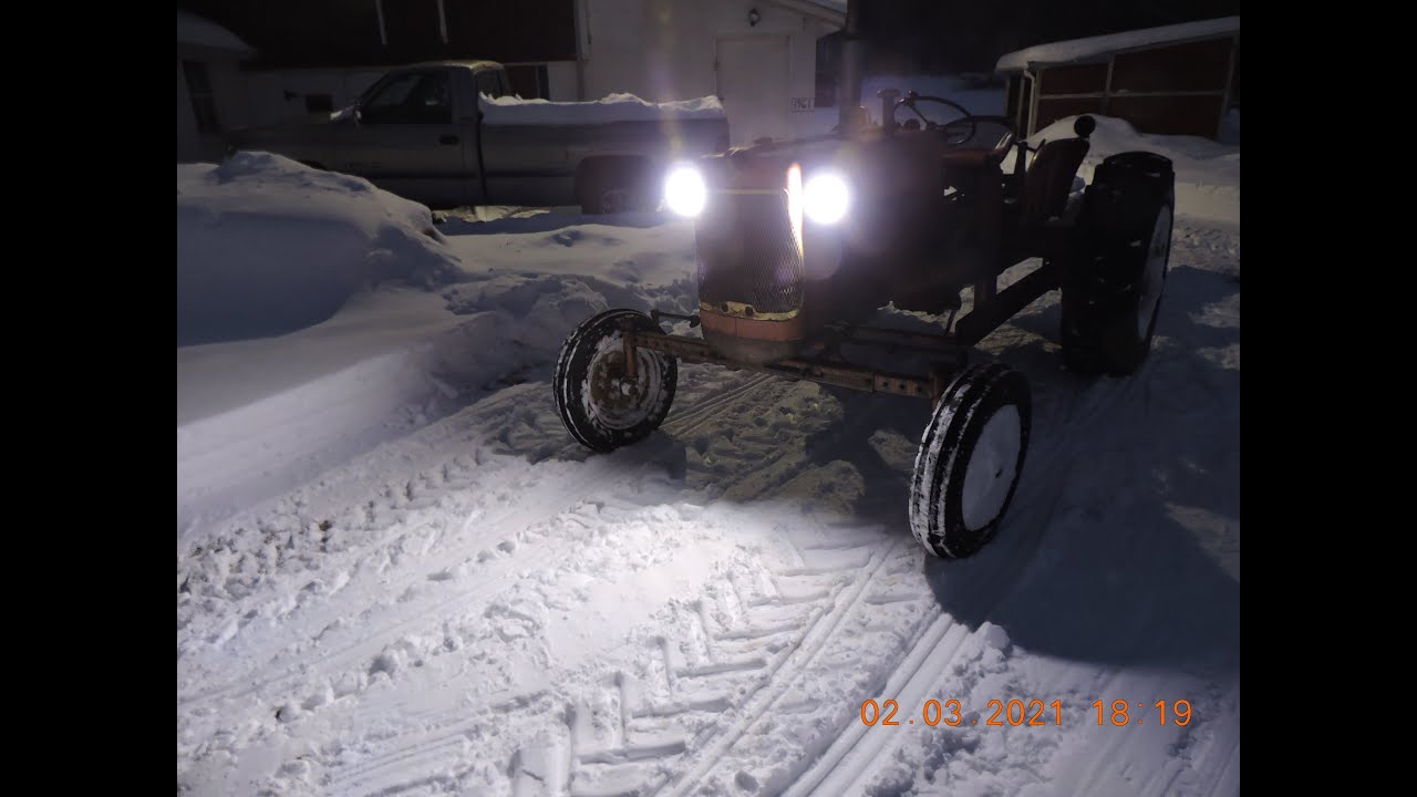 Another Major Storm and Clearing Snow with the Allis Chalmers D14
