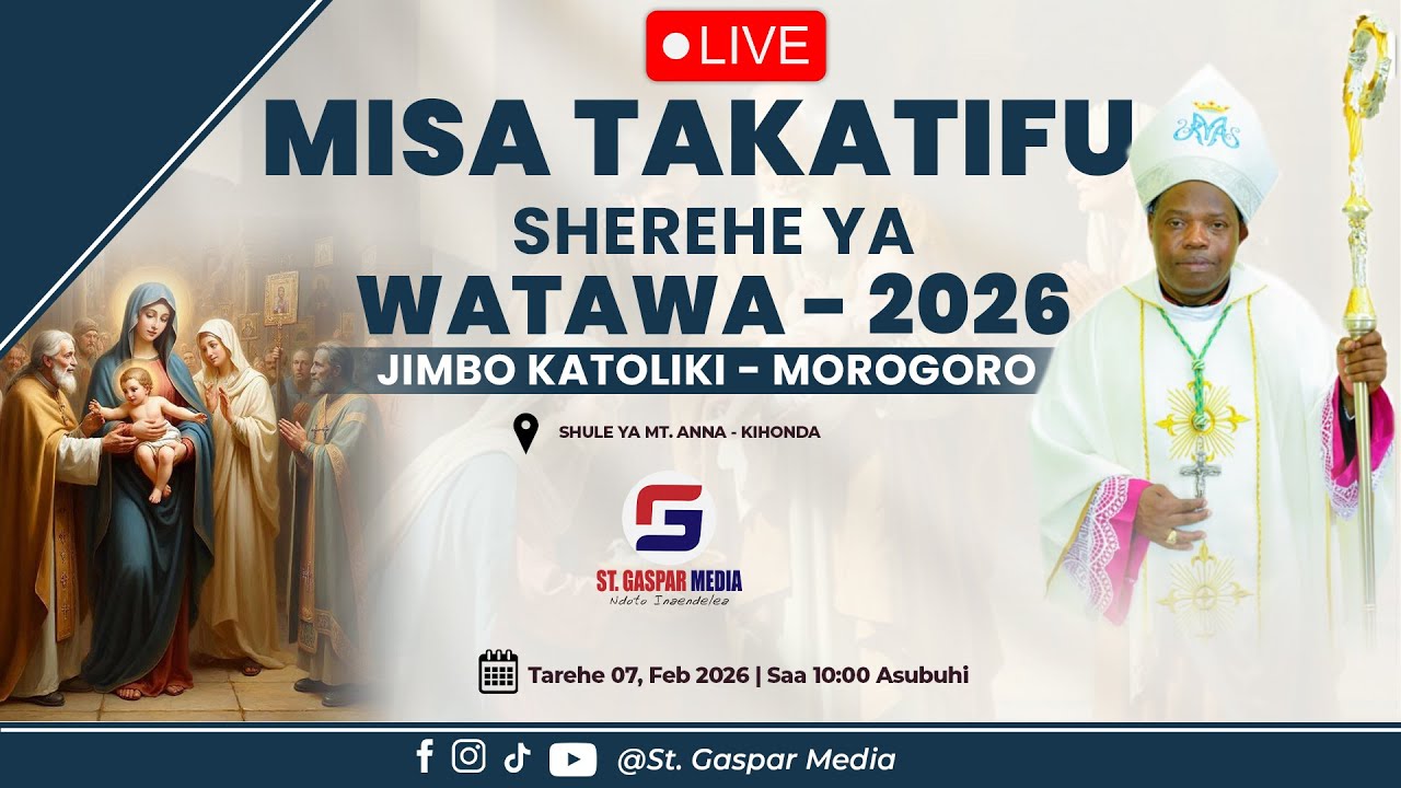🔴LIVE: MISA TAKATIFU, SHEREHE YA WATAWA - JIMBO KATOLIKI LA  MOROGORO