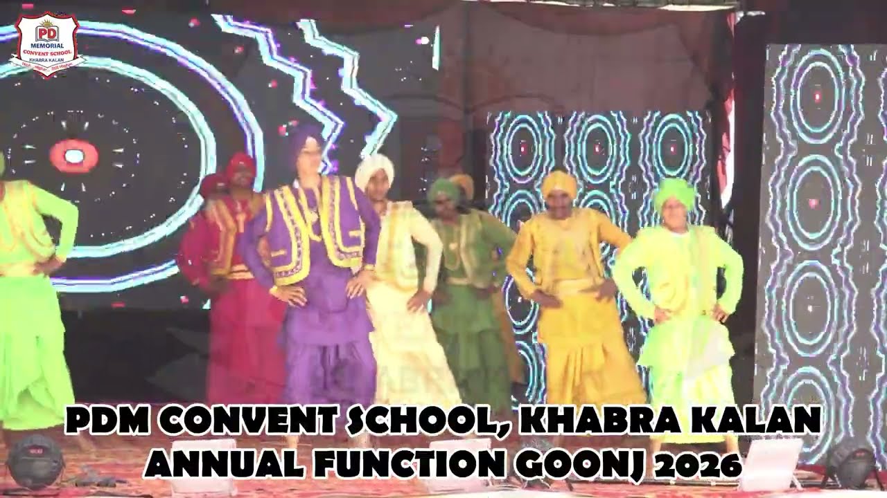 PUNJABI GABRU AT GOONJ! 🕺🔥 | High Energy Bhangra | PDM Convent School, Khabra Kalan