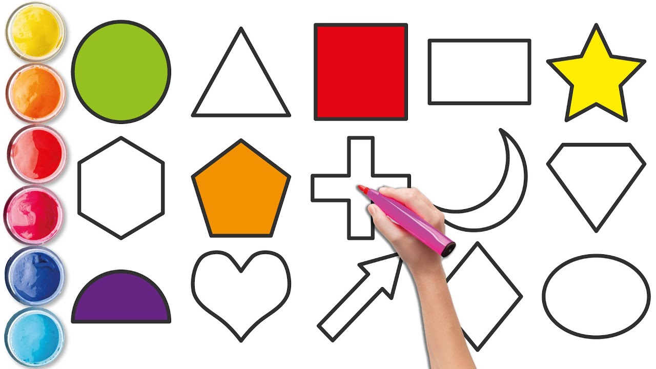 Fun Learning Geometric Shapes for Kids | Educational Video for Toddlers