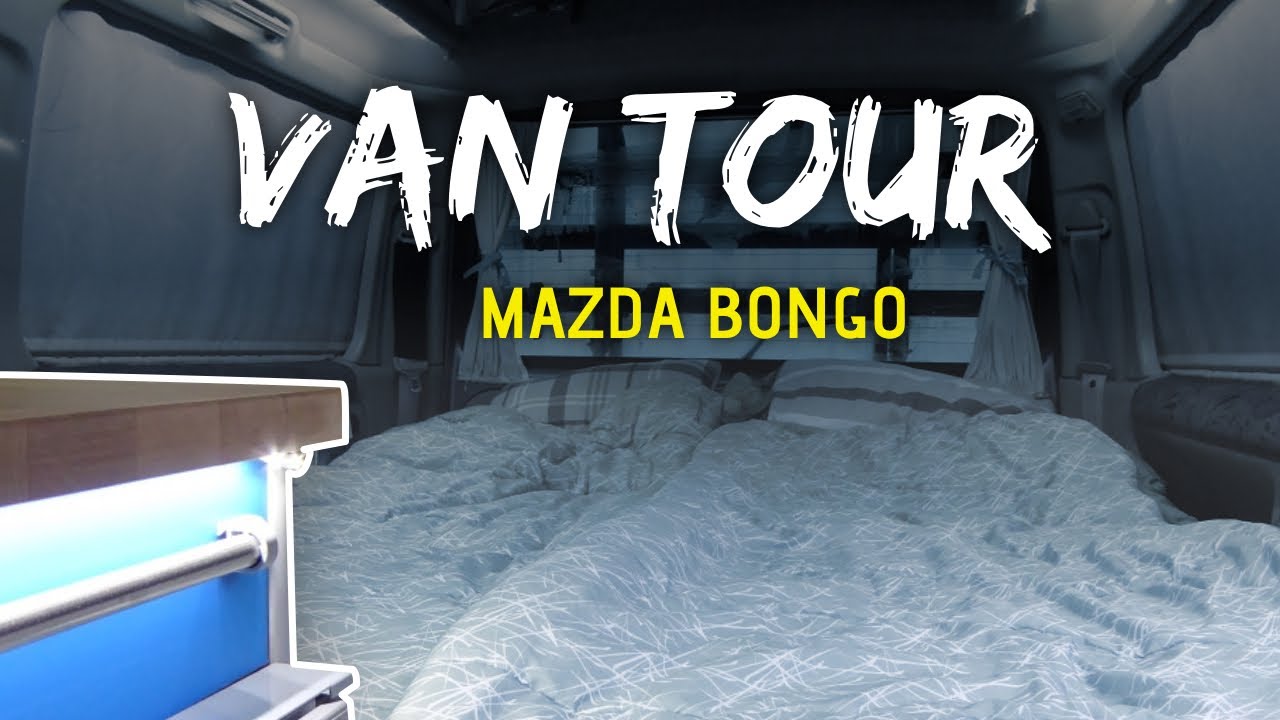 Mazda Bongo Camper Van Tour | 3 различных варианта компоновки/конверсии
