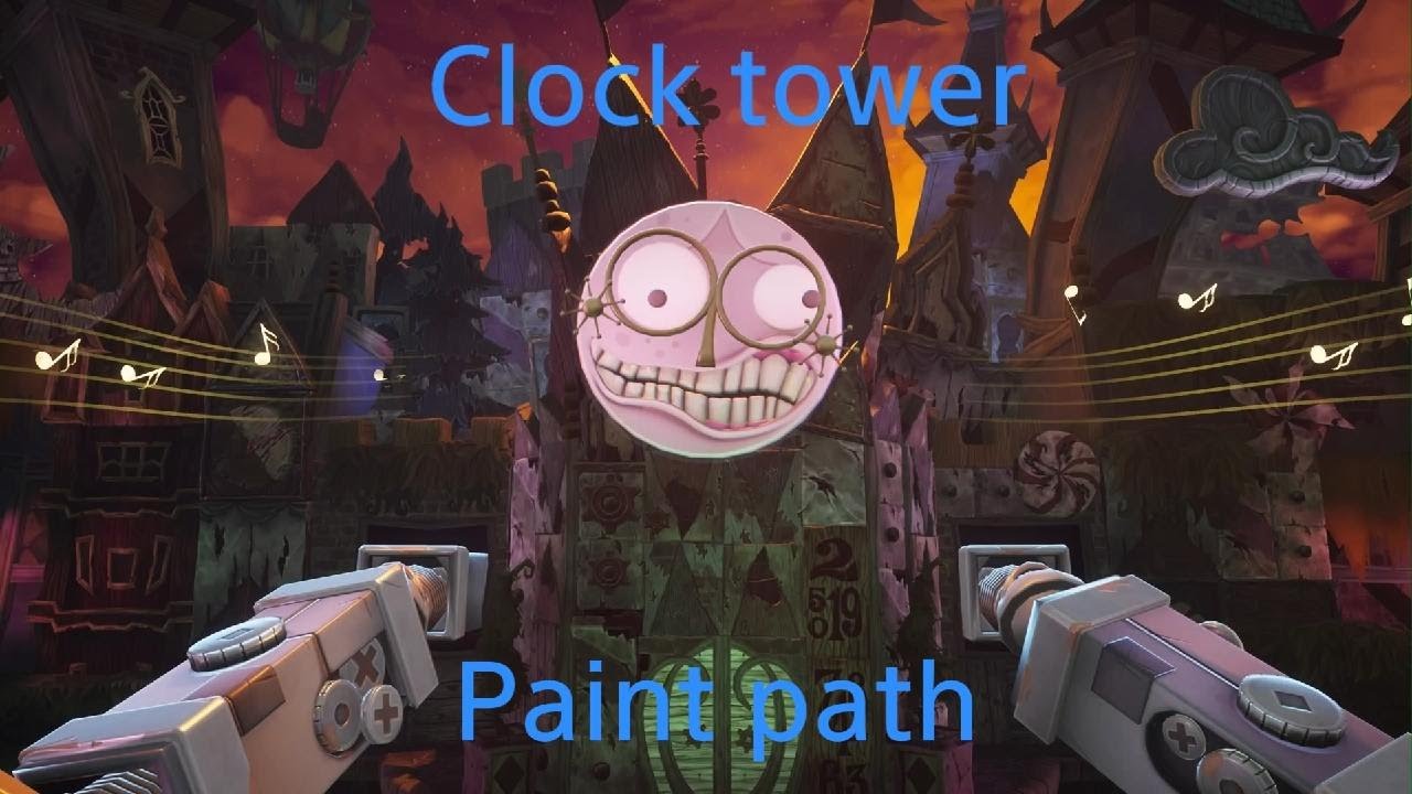 Disney Epic Mickey: Rebrushed Clock tower Boss Paint path