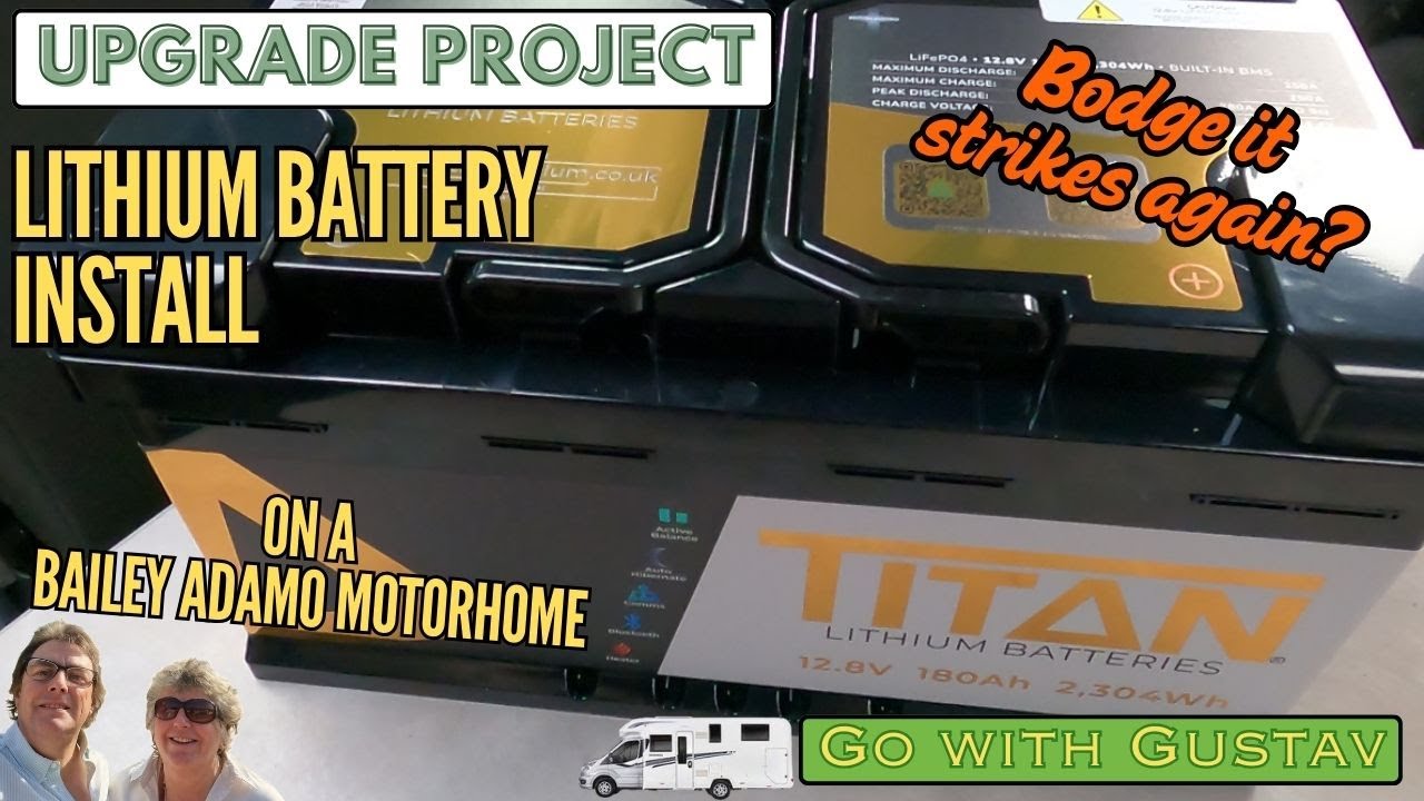Lithium Battery Upgrade - Bailey Adamo Motorhome
