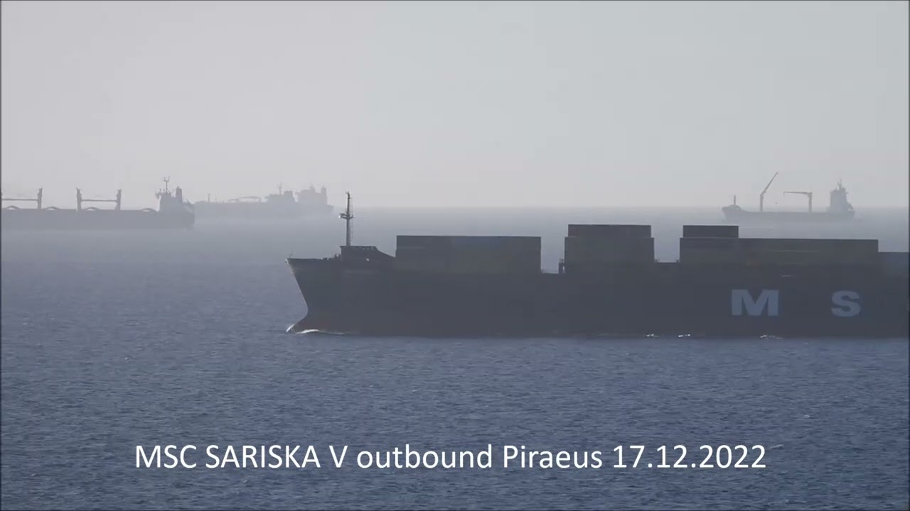 MSC SARISKA V outbound Piraeus