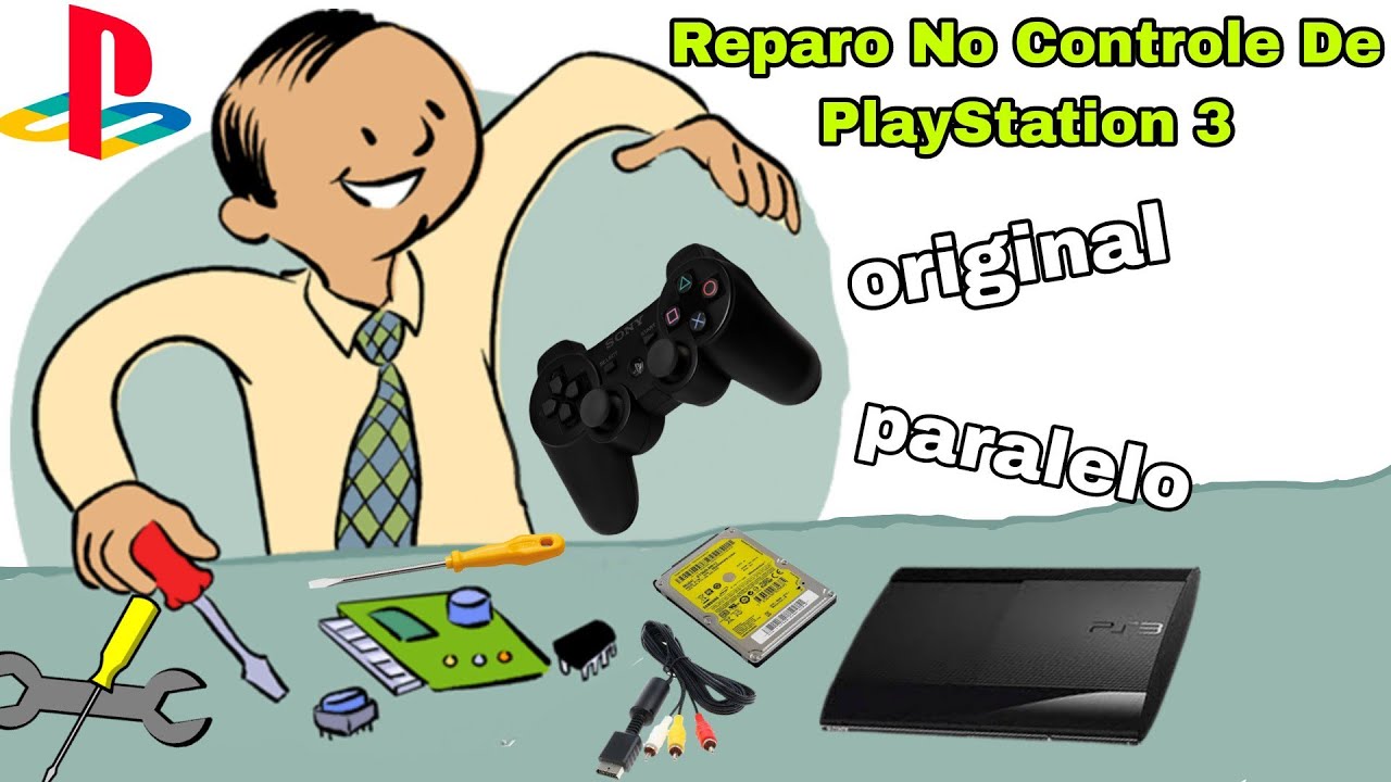 como consertar controle de PS3 ORIGINAL e Paralelo, controle puxando e clicando só.