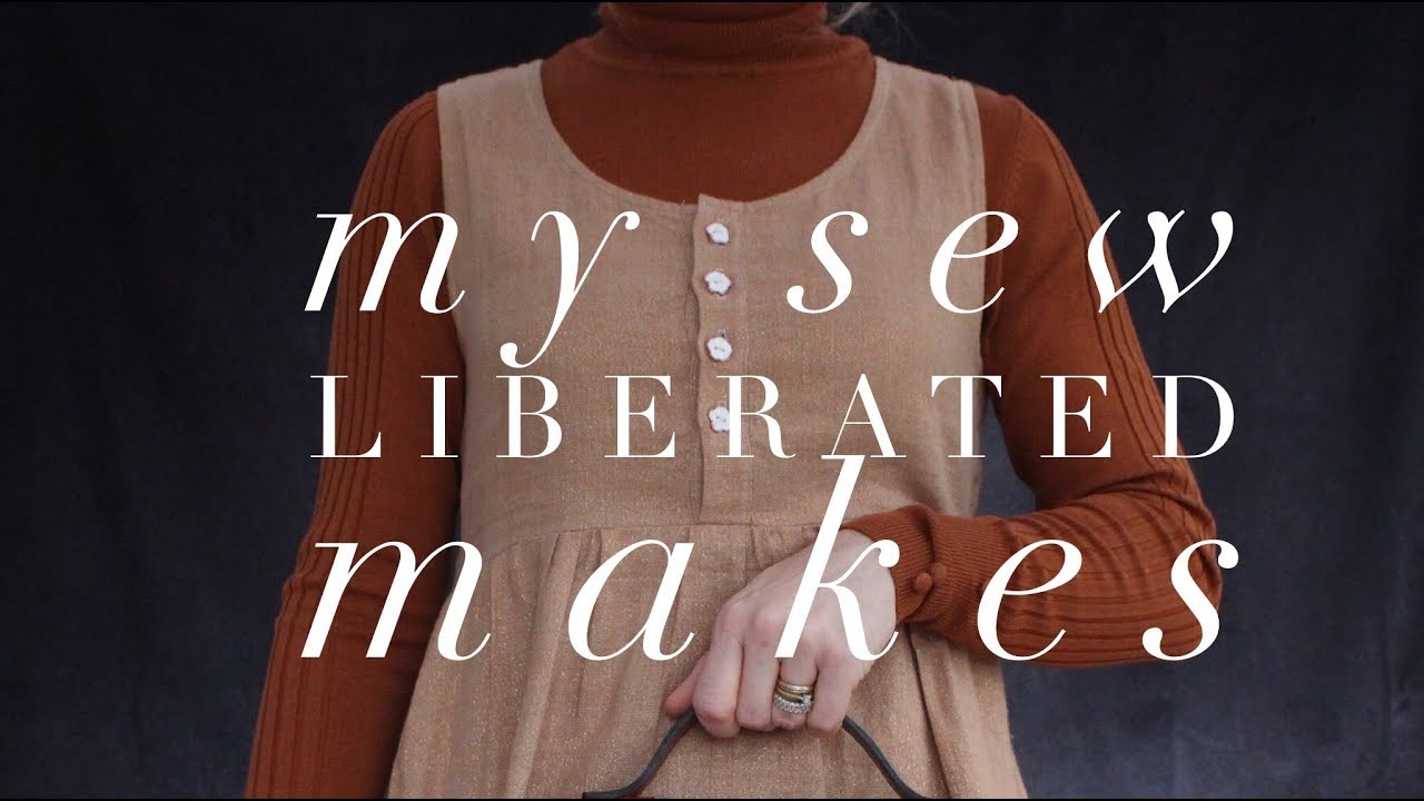 My Sew Liberated makes and Whim Wham buttons