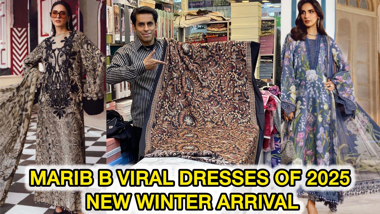 Maria B new winter collection 2025 | Maria B latest volume 
