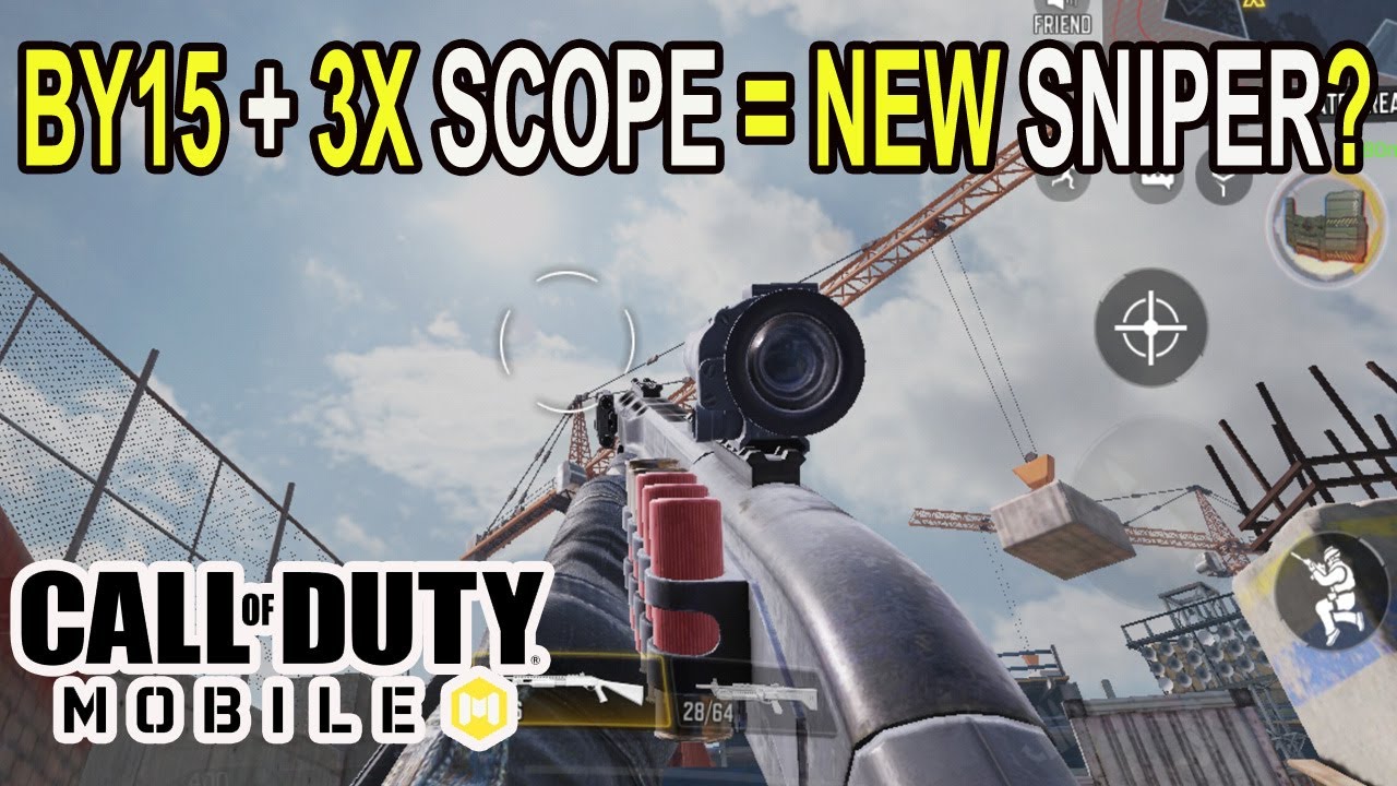 BY15 + 3x Scope = new sniper | New perk Amped Update | COD Mobile | Gunsmith in Call of Duty Mobile