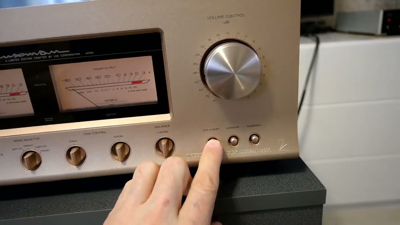 Золотой винтаж от Luxman L507S