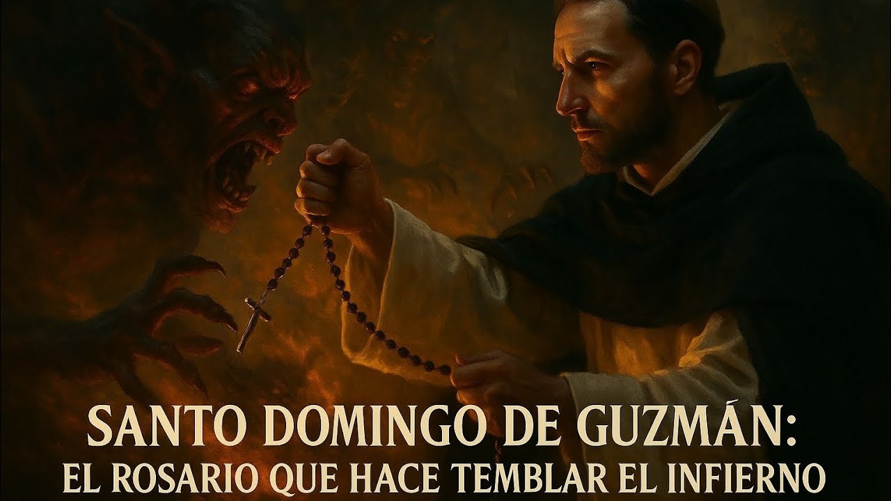 Santo Domingo de Guzman: el rosario que hace temblar el infierno.