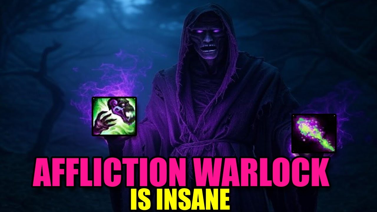 AFFLICTION WARLOCK IS STILL INSANE | 11.0.7 The War Within PvP