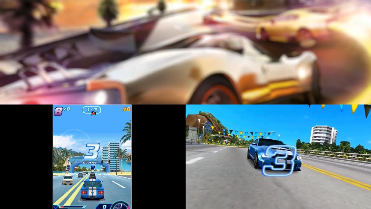Asphalt 6: Adrenaline OST - Neon Blur - Java+Android|IOS|MacOS Mashup and Gameplay Mix
