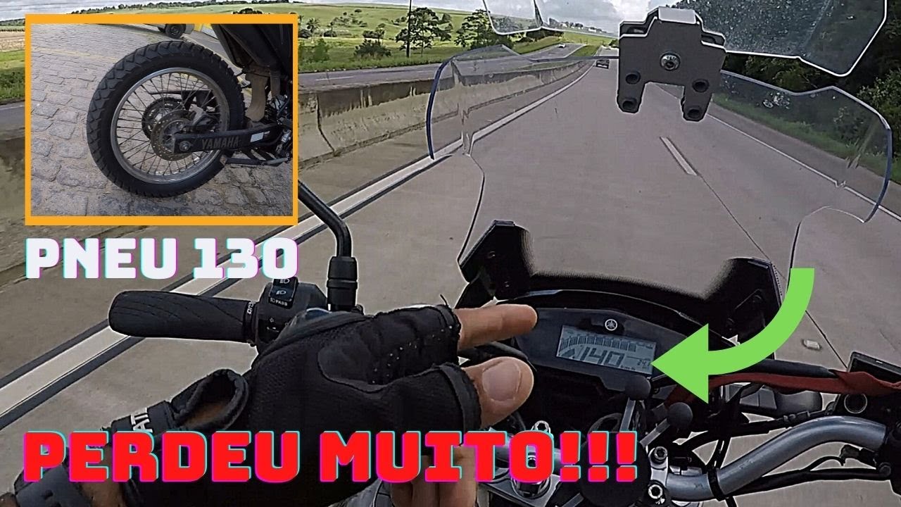 TESTANDO PNEU TR300 130/80 NA PRETUSCA (Nova Lander 2020)