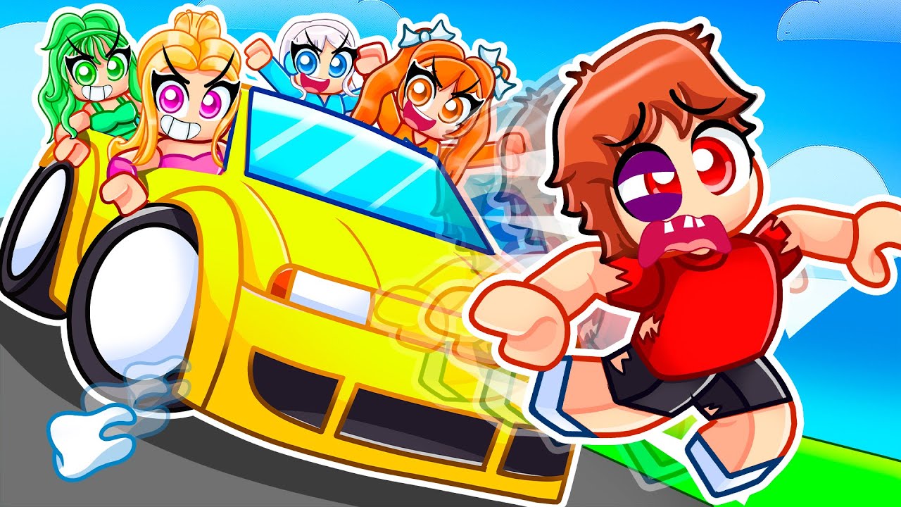 Techy играет в Downhill Chaos в Roblox с моими безумными фанатками...
