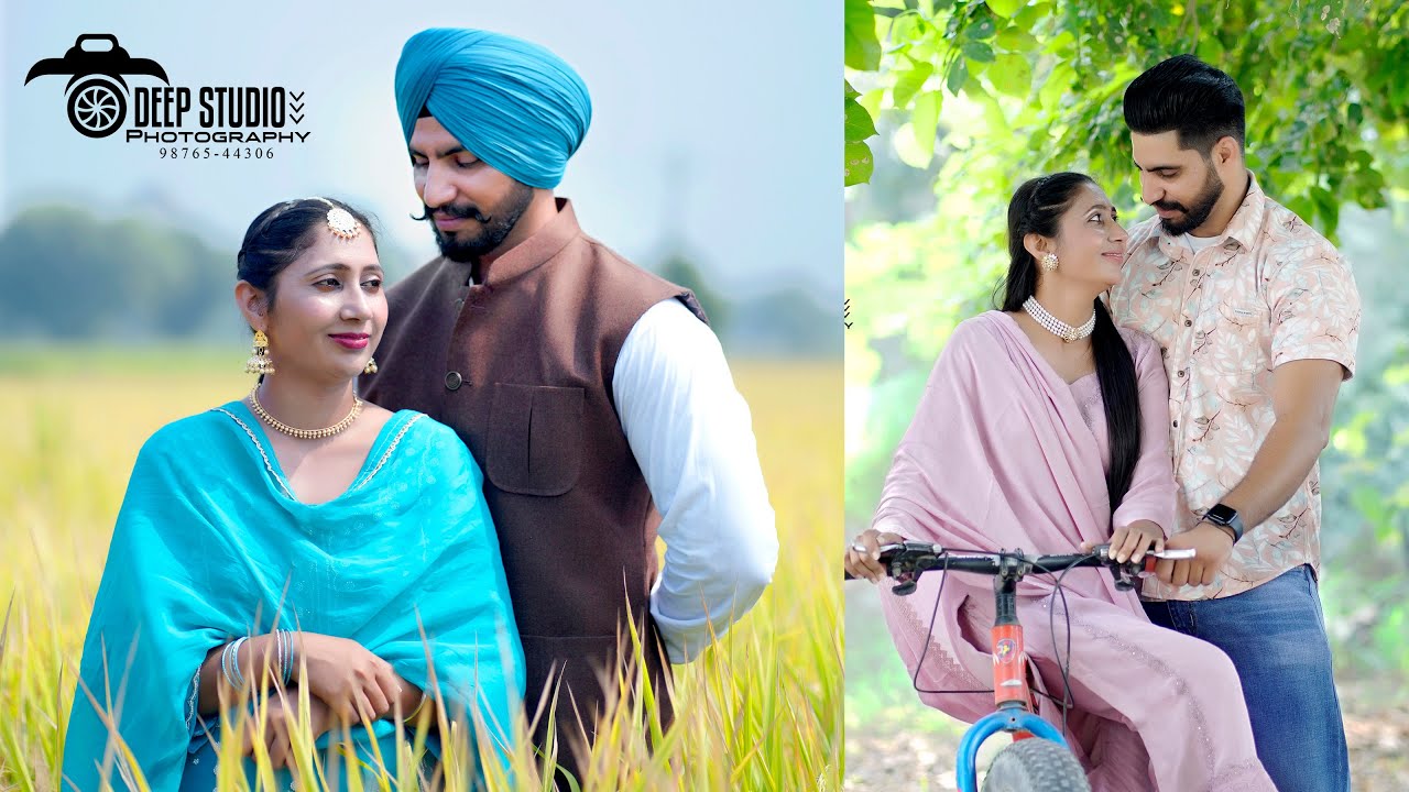 SANDEEP & HARPREET II PRE WEDDING SONGH II DEEP STUDIO PHOTOGRAPHY  WARA DARAKA 9876544306