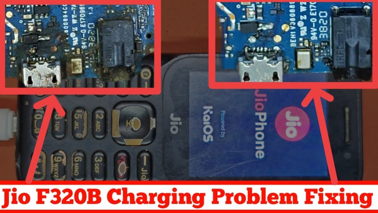 Jio F320B Charging Problem Fixing, By HM Tec
