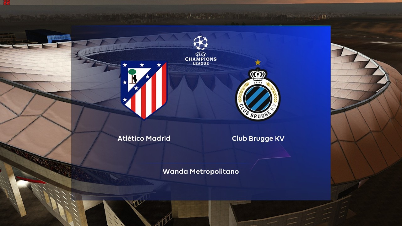 ATLETICO MADRID VS CLUB BRUGGE (SIMULATED REALITY)