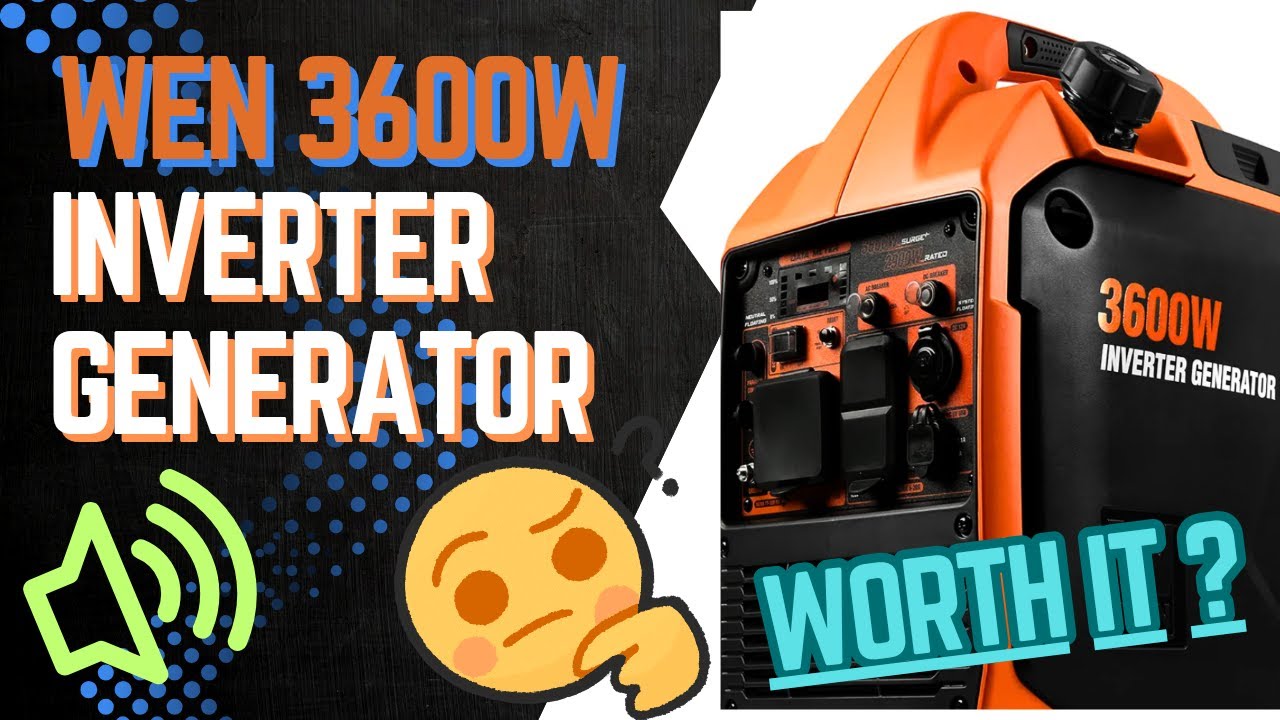 Инверторный генератор WEN 3600 Вт для кемпера. Стоит ли он того?