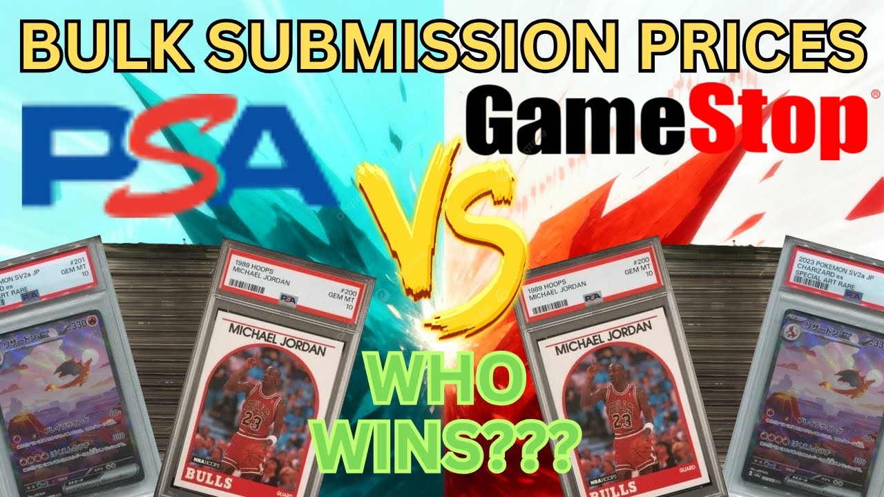 PSA Direct vs GameStop | TCG & Sports Card Bulk Grading Submission Cost Analysis Guide & Walkthrough