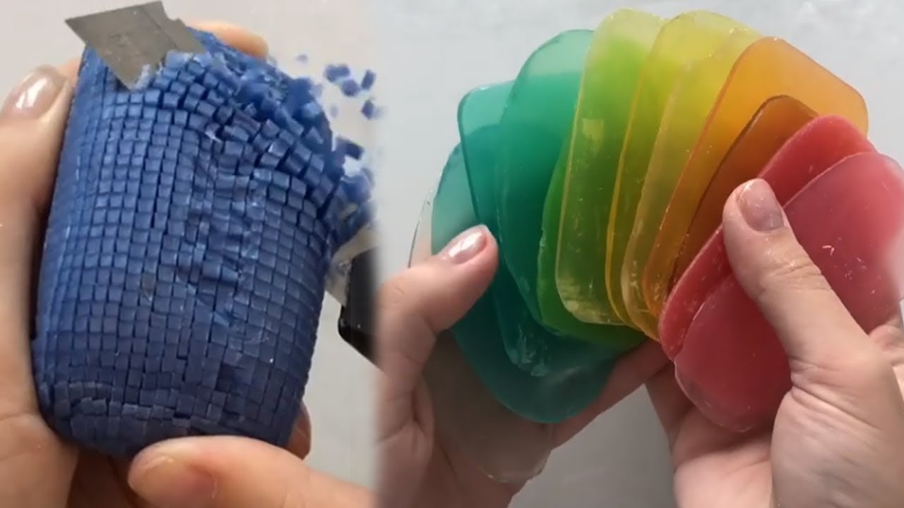 1 HOUR Soap Carving ASMR ! Relaxing Sounds ! (no talking) Satisfying ASMR Video #8