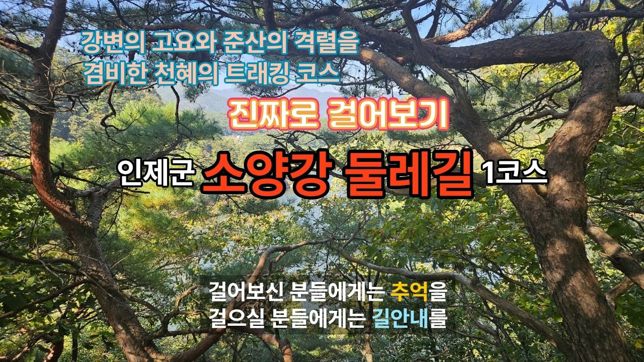 강원의길-인제군 소양강둘레길 1코스