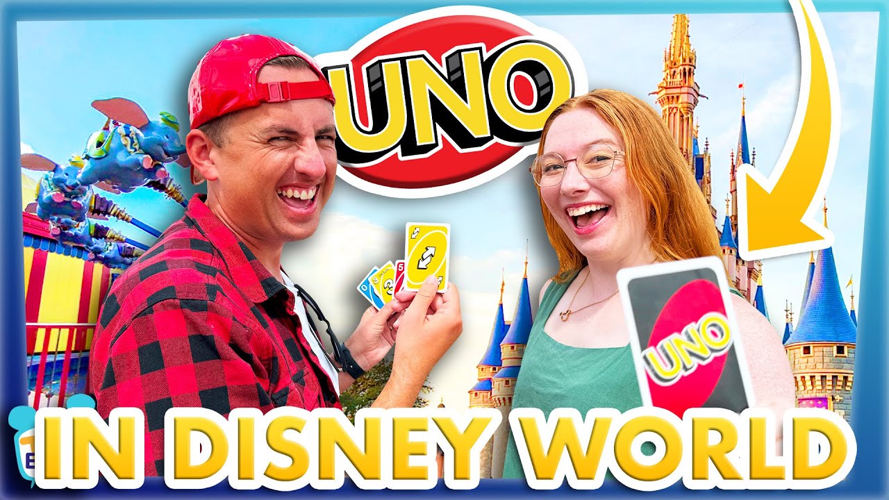 We Turned Disney World Into A GIANT Board Game -- Uno