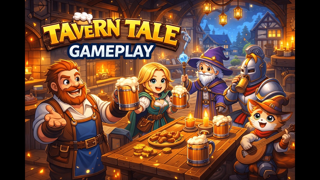 Tavern Tale Gameplay! Build Your Dream Tavern & Adventure Begins 🍻✨