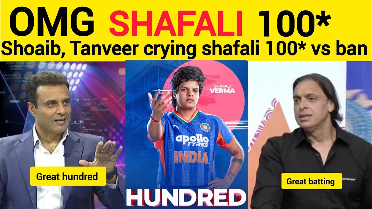 Pak Media Crying Shafali Verma 100* vs BAN-W in Asian Games | Shoaib Akhtar Crying |Asian Games 2026