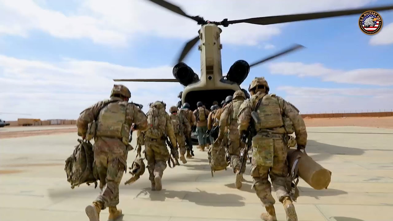 U.S. Soldiers & Syrian Free Army Conduct Cold-Hot Load Air Assault in Syria 2025