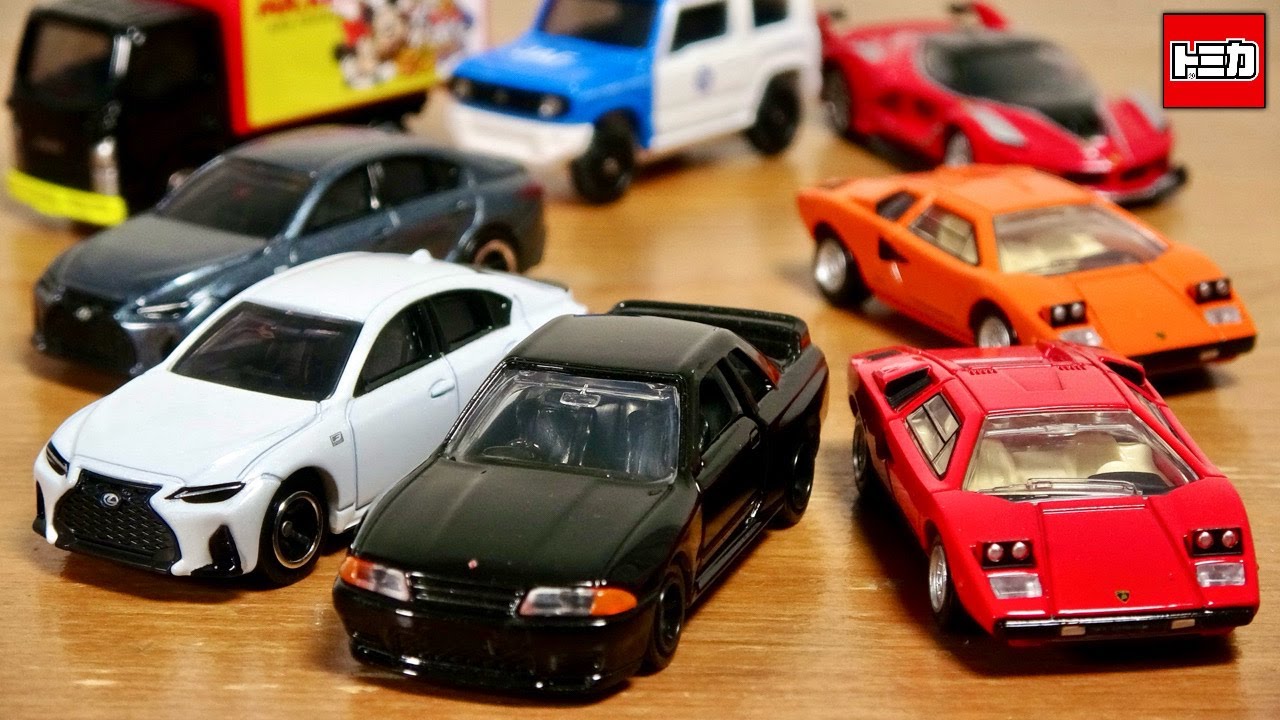 令和に降り立った32GT-R！2024年7月新作 新車両 No.48 日産 スカイライン GT-R（BNR32）・No.100 レクサス IS 350 F SPORT・カウンタック LP 400