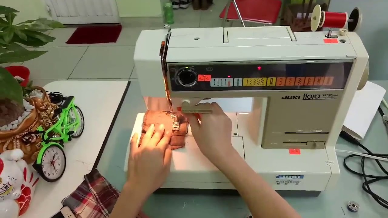 Cách sử dụng máy juki flora 5500 - máy may Lan Hương