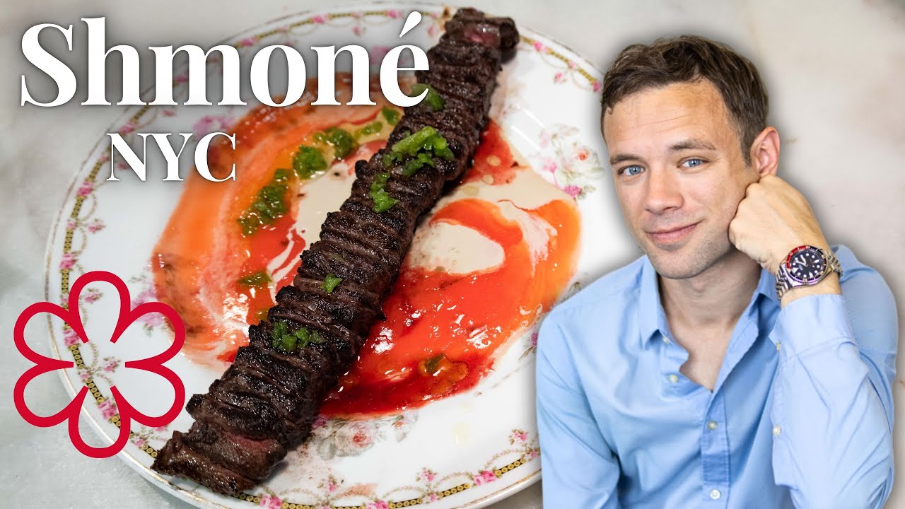 Eating at Shmoné. NYC. The First Michelin Starred Israeli Restaurant in the US