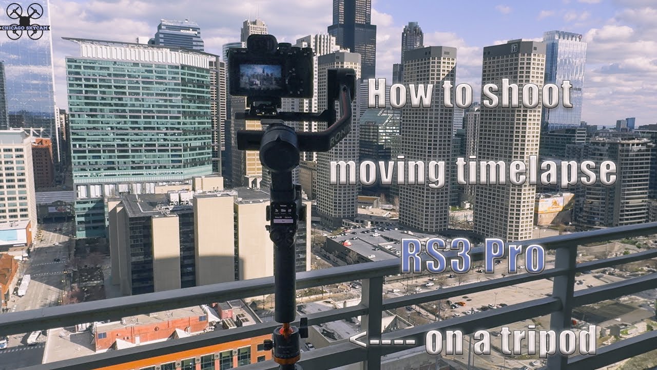 RS3 Pro + Tripod - How to shoot a moving Timelapse - 4K
