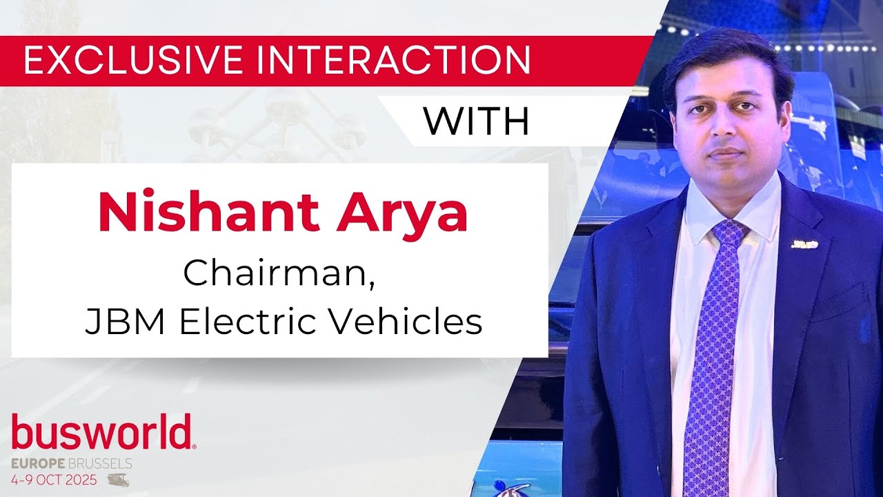 Inside JBM&rsquo;s Global EV Vision: Nishant Arya on the ECOLIFE e12 Launch at Busworld Europe 2025